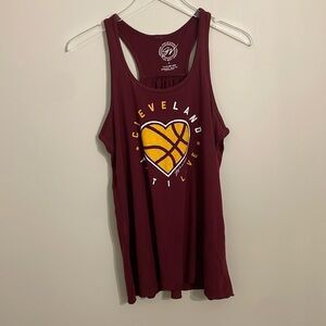 GV ART Cleveland That I Love Basketball Tank Top Size Large